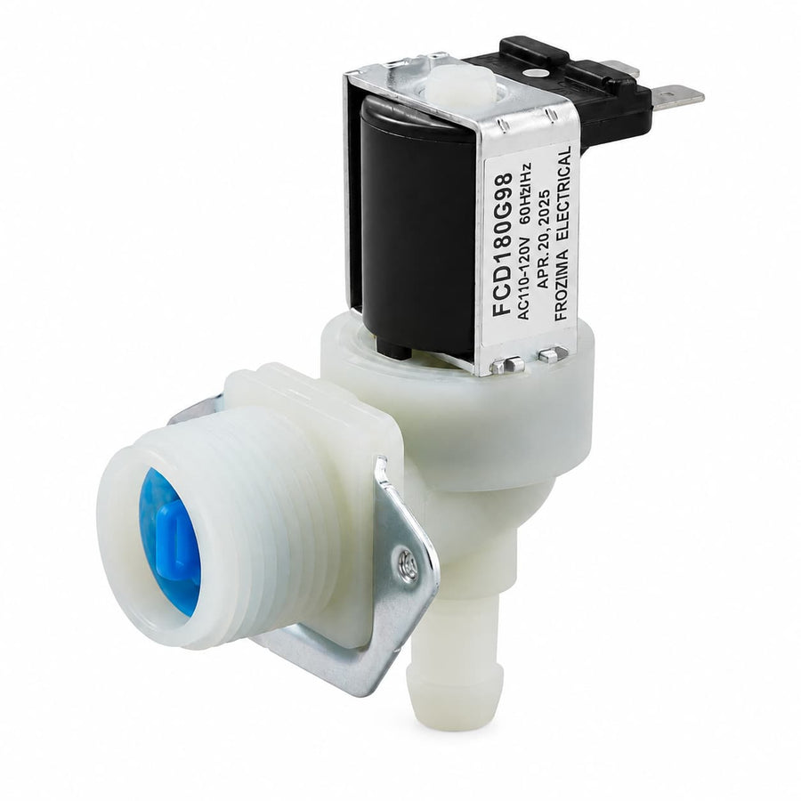 Replacement water inlet valves for commercial ice machines